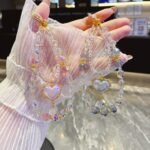 3D爱心 (2) 3D Heart-Shaped Mobile Phone Decorative Chain